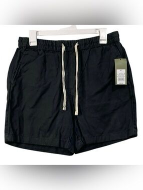 Goodfellow & Co Charcoal  Flat Front Men’s Shorts with Drawstring